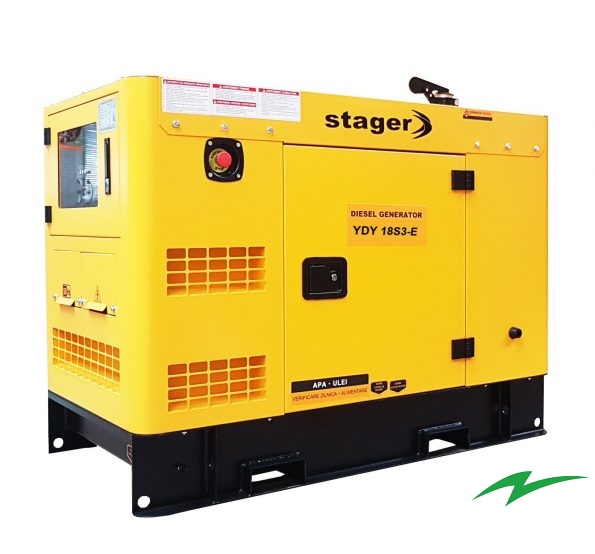 Generator de curent Stager YDY18S3-E insonorizat diesel
